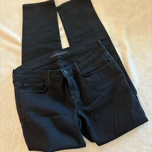 J BRAND Low-rise Skinny Jeans Size 30 in Opaque Jett Black